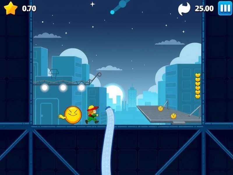 Metro Dash Deluxe Gameplay Screenshot